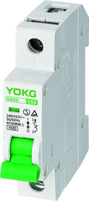 IP40 Mini Circuit Breaker d'intérieur 10KA SB6H 4P 3p 40a 10ka