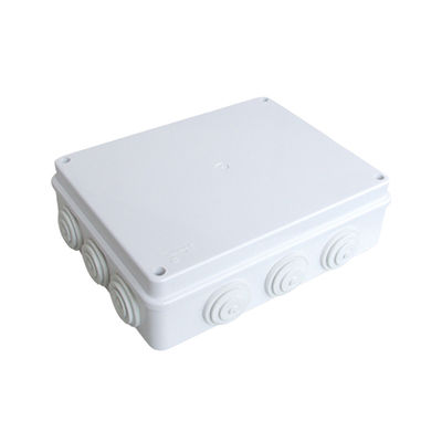 Clôture imperméable électrique 85*85*50mm de la boîte IP65 d'ABS blanc