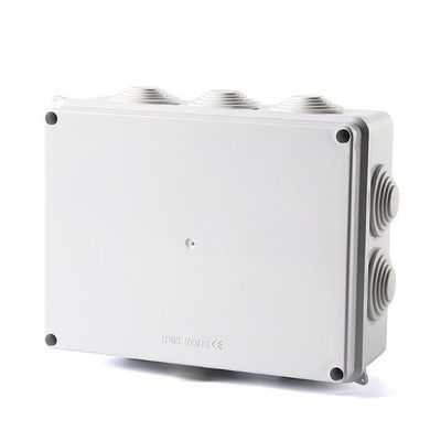 boîte de jonction électrique externe imperméable en plastique imperméable de la boîte IP68 de clôture de 80*80*50mm